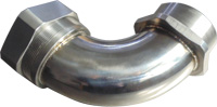 Delikon Stainless Steel Liquid Tight Fittings Smooth Curve design for easy cable pulling